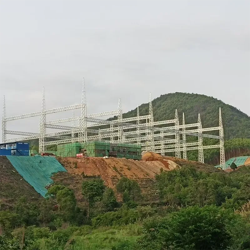 Ocelové konstrukce elektrických rozvoden