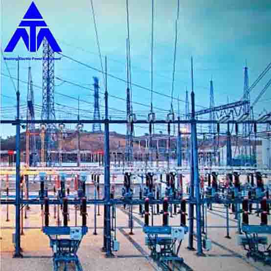 Pozinkovaná ocelová konstrukce 400KV pro elektrickou rozvodnu