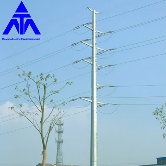 Monople Single Tubular Electric Pole Tower